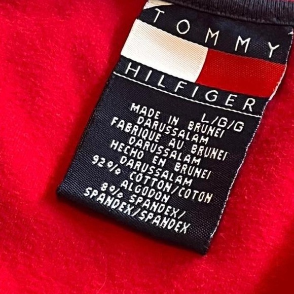 Vintage Tommy Hilfiger Red Tank with Navy Trim - Picture 5 of 7